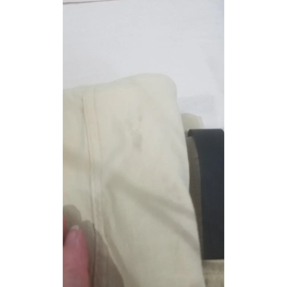 The North Face Convertible Hiking Pants Mens XXL Tan Good Zip Off Nylon Belted
